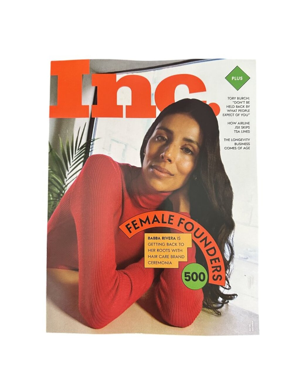 Inc Magazine Spring 2025 Female Founders 500 Babba Rivera Ceramonia Tory Burch